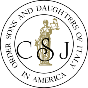 Order Sons and Daughters of Italy in America Commission for Social Justice® (CSJ) Logo.