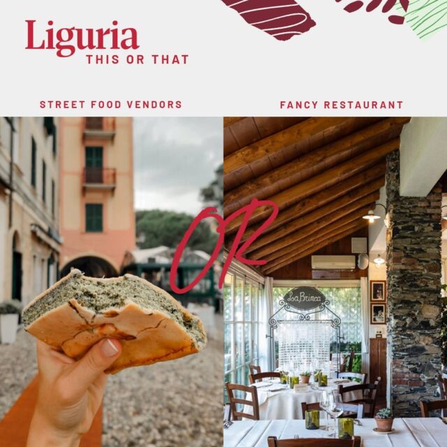 Let's play a little THIS OR THAT: LIGURIA EDITION in the comments! 🤩 Tell us which items you would pick!