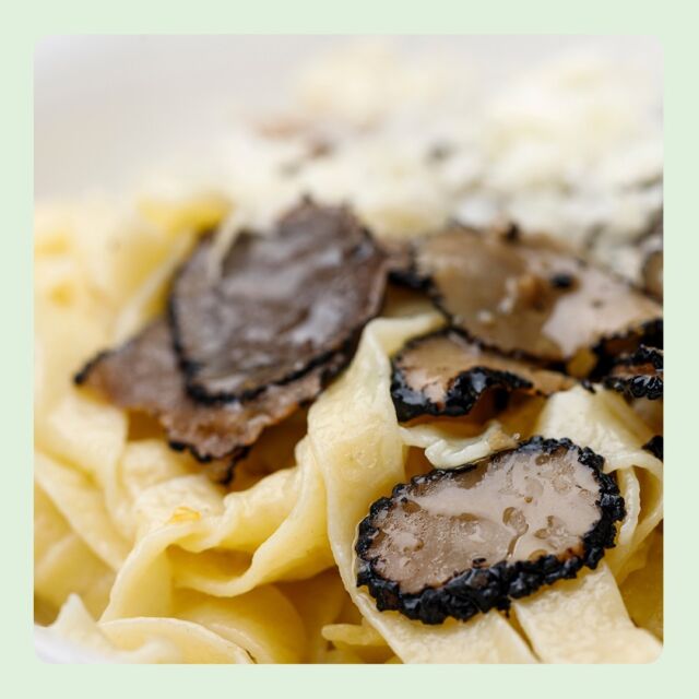 The prized black truffle of Umbria, known as the Norcia or Spoleto Truffle, is an important delicacy in the region. 🖤 

They are used primarily in savory sauces, risotto and pasta dishes, steaks & fresh cheeses. Have you ever enjoyed a black truffle before?